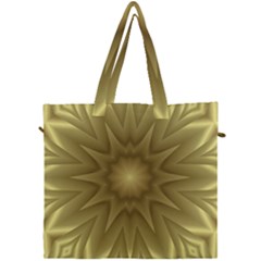 Background Pattern Golden Yellow Canvas Travel Bag by Pakrebo