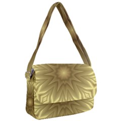 Background Pattern Golden Yellow Courier Bag