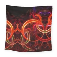 Background Fractal Abstract Square Tapestry (large) by Pakrebo