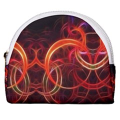 Background Fractal Abstract Horseshoe Style Canvas Pouch