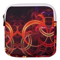 Background Fractal Abstract Mini Square Pouch