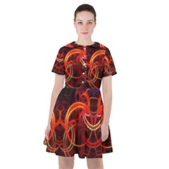 Background Fractal Abstract Sailor Dress