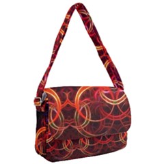 Background Fractal Abstract Courier Bag