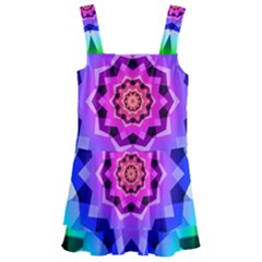 Ornament Kaleidoscope Kids  Layered Skirt Swimsuit