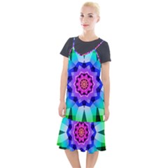 Ornament Kaleidoscope Camis Fishtail Dress