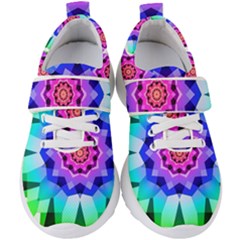 Ornament Kaleidoscope Kids  Velcro Strap Shoes