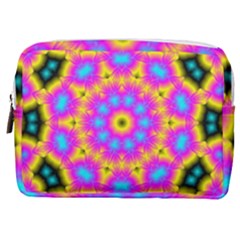 Background Fractal Structure Make Up Pouch (medium)