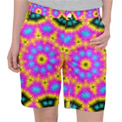 Background Fractal Structure Pocket Shorts