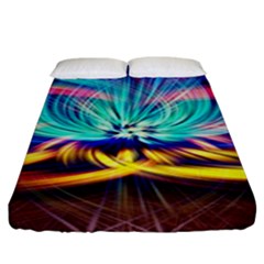 Colorful Chakra Lsd Spirituality Fitted Sheet (king Size) by Pakrebo