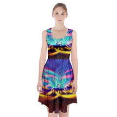 Colorful Chakra Lsd Spirituality Racerback Midi Dress by Pakrebo