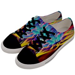 Colorful Chakra Lsd Spirituality Men s Low Top Canvas Sneakers by Pakrebo