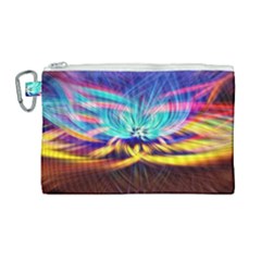 Colorful Chakra Lsd Spirituality Canvas Cosmetic Bag (large)