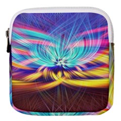 Colorful Chakra Lsd Spirituality Mini Square Pouch by Pakrebo