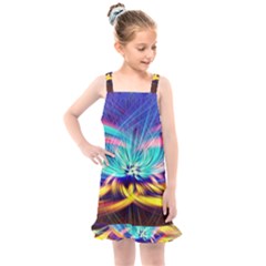 Colorful Chakra Lsd Spirituality Kids  Overall Dress