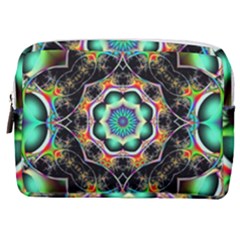 Fractal Chaos Symmetry Psychedelic Make Up Pouch (medium)