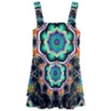 Fractal Chaos Symmetry Psychedelic Kids  Layered Skirt Swimsuit View1