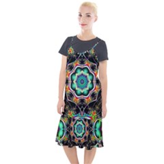 Fractal Chaos Symmetry Psychedelic Camis Fishtail Dress