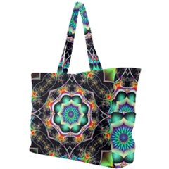 Fractal Chaos Symmetry Psychedelic Simple Shoulder Bag