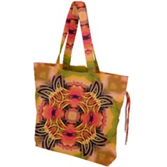 Fractals Graphic Fantasy Colorful Drawstring Tote Bag
