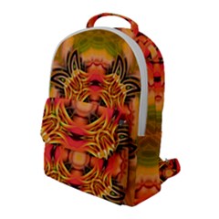 Fractals Graphic Fantasy Colorful Flap Pocket Backpack (large)