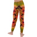 Fractals Graphic Fantasy Colorful Kids  Lightweight Velour Leggings View4