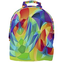 Modern Art Fractal Background Mini Full Print Backpack