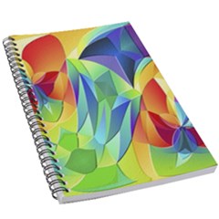 Modern Art Fractal Background 5 5  X 8 5  Notebook