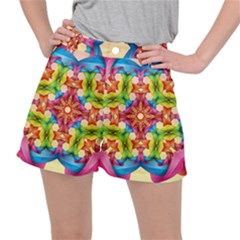 Pattern Tile Background Image Deco Stretch Ripstop Shorts
