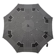 Construction Background Geometric Hook Handle Umbrellas (large)
