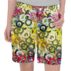 Pattern Background Abstract Color Pocket Shorts