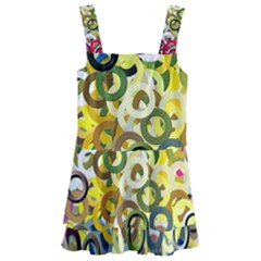 Pattern Background Abstract Color Kids  Layered Skirt Swimsuit