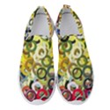 Pattern Background Abstract Color Women s Slip On Sneakers View1