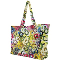 Pattern Background Abstract Color Simple Shoulder Bag