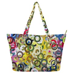 Pattern Background Abstract Color Full Print Shoulder Bag by Pakrebo