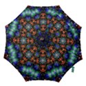 Mosaic Kaleidoscope Form Pattern Hook Handle Umbrellas (Large) View1