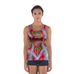 Fractal Art Pictures Digital Art Sport Tank Top  by Pakrebo