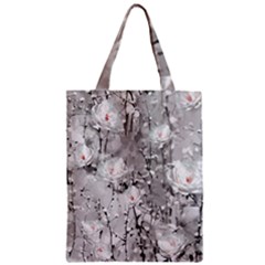 Blossoming Through The Snow Zipper Classic Tote Bag by WensdaiAmbrose