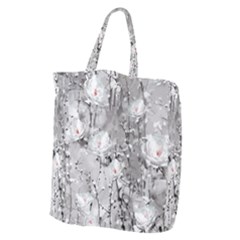 Blossoming Through The Snow Giant Grocery Tote by WensdaiAmbrose