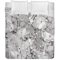 Blossoming Through The Snow Duvet Cover Double Side (california King Size) by WensdaiAmbrose