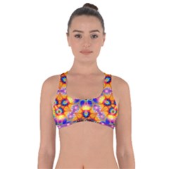 Image Fractal Background Image Got No Strings Sports Bra