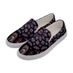 Rosette Cathedral Women s Canvas Slip Ons by Pakrebo