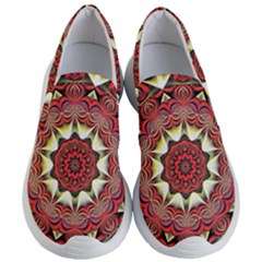 Farbenpracht Kaleidoscope Arts Women s Lightweight Slip Ons by Pakrebo