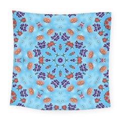 Farbenpracht Kaleidoscope Square Tapestry (large)