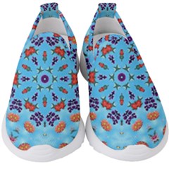 Farbenpracht Kaleidoscope Kids  Slip On Sneakers by Pakrebo