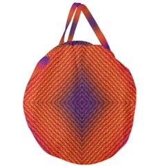 Background Fractals Surreal Design Giant Round Zipper Tote by Pakrebo