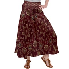 Image Background Pattern Satin Palazzo Pants by Pakrebo