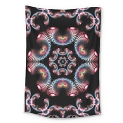 Ornament Kaleidoscope Large Tapestry by Pakrebo