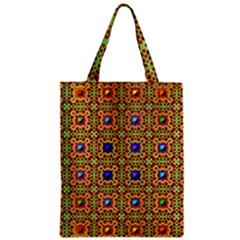 Background Image Tile Pattern Zipper Classic Tote Bag