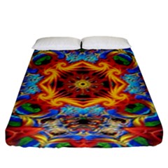 Farbenpracht Kaleidoscope Fitted Sheet (King Size)