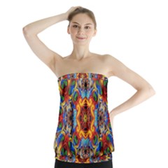 Farbenpracht Kaleidoscope Strapless Top